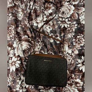 Michael Kors Dark Brown Crossbody Bag